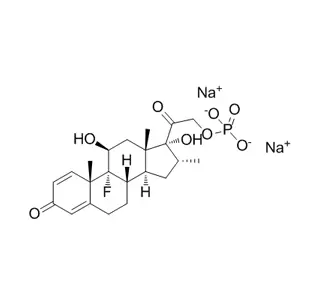 ديكساميثازون 21-فوسفات ثنائي الصوديوم الملح CAS 2392-39-4