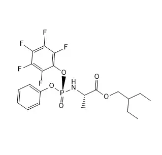 2-إثيلبوتيل ((ق)-(بيرفلوروفينوكسي) (فينوكسي) فسفوريل)-L-ألانيت كاس 1911578-98-7