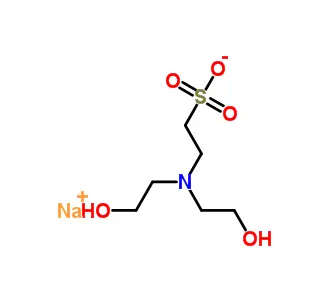 بس-نا/ن ، ن-بيس (2-hydroxyethyl)-2-aminoethanesulfonic حمض الصوديوم الملح CAS 66992-27-6