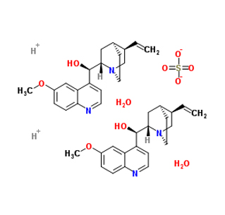 كبريتات الكينين ثنائي هيدرات CAS 6119-70-6