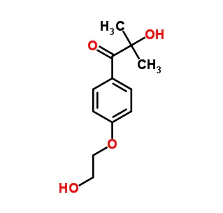 2-Hydroxy-4 '-(2-hydroxyethoxy)-2-ميثيلبروبيوبهينون كاس 106797-53-9