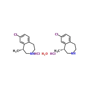 لوركاسيرين هيدروكلوريد هيميهيدرات CAS 856681-05-5