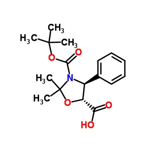 (4s ، 5R)-3-(تيرت-بوتوكسيكاربونيل)-2 ، 2-ثنائي ميثيل-4-فينيلوكزازوليدين-5-كاربوكسيليك حمض كاس 143527-70-2