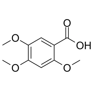 2,4 ، 5-Trimethoxybenzoic حمض CAS 490-64-2
