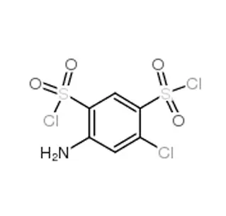 4-Amino-6-chlorobenzene-1 ، 3-disulfonyl Dichloride CAS 671-89-6