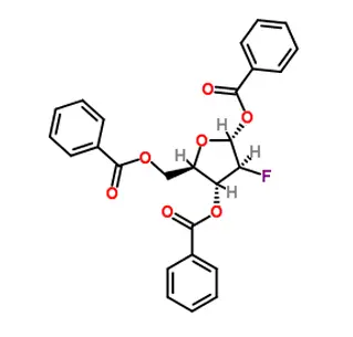 2-ديوكسي-2-فلورو-1 ، 3-ثلاثي-O-بنزويل-D-ريبوفورانوس كاس 97614-43-2