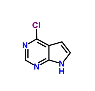 4-كلورو-7h-pyrrolo [2,3-d] بيريميدين CAS 3680-69-1