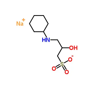 حمض 3-Cyclohexylamino-2-hydroxypropanesulfonic ملح الصوديوم CAS 102601-34-3