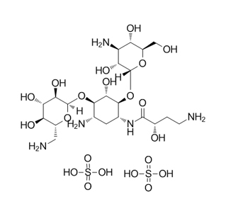 Amikacin كبريتات CAS 39831-55-5