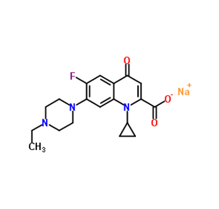 إنروفلوكساسين الصوديوم كاس 266346-15-0